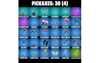 UNIQUE - Backlash, Rebirth Harley Quinn [27 Skins, 30 Axes, 15 Emotes, 18 Gliders and MORE!]