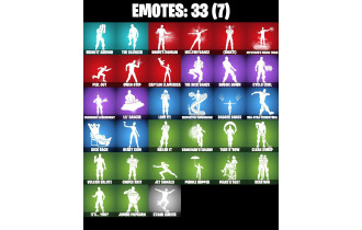 UNIQUE - Modena Icon, Backlash [24 Skins, 100 Vbucks, 44 Axes, 33 Emotes, 37 Gliders and MORE!]