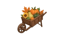 Fall Wheelbarrow Stroller [Adopt Me - Strollers]