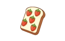 Strawberry Toast Flying Disc [Adopt Me - Toys]