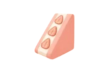 Strawberry Sandwich Chew Toy [Adopt Me - Toys]