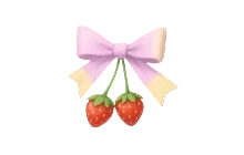 Strawberry Shortcake Bow [Adopt Me - Pet Wear]