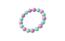 Purple & Green Beads [Adopt Me - Pet Wear]