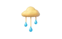Rainy Cloud Earrings [Adopt Me - Pet Wear]