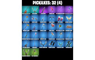 UNIQUE - Solid Snake,  Peter Griffin [26 Skins, 500 Vbucks, 32 Axes, 21 Emotes, 24 Gliders and MORE!]