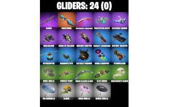 UNIQUE - Solid Snake,  Peter Griffin [26 Skins, 500 Vbucks, 32 Axes, 21 Emotes, 24 Gliders and MORE!]
