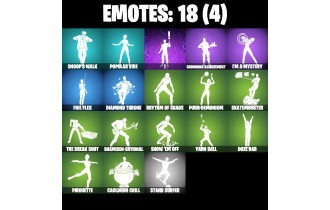 UNIQUE - Solid Snake, Swamp Stalker  [22 Skins, 100 Vbucks, 30 Axes, 18 Emotes, 28 Gliders and MORE!]