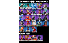UNIQUE - Polar Peely, Krisabelle [23 Skins, 1050 Vbucks, 52 Axes, 39 Emotes, 58 Gliders and MORE!]