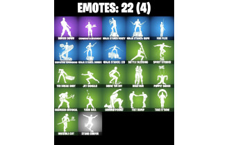 UNIQUE - Boogie Down, Crowning Achievement [14 Skins, 400 Vbucks, 27 Axes, 22 Emotes, 21 Gliders and MORE!]