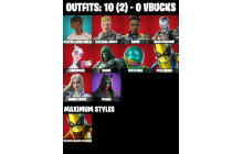 UNIQUE - Captain Jones, Shuri [10 Skins, 21 Axes, 17 Emotes, 14 Gliders and MORE!]