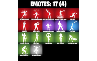 UNIQUE - Captain Jones, Shuri [10 Skins, 21 Axes, 17 Emotes, 14 Gliders and MORE!]