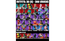 UNIQUE - Bring it around, Snoop's Walk [30 Skins, 300 Vbucks, 38 Axes, 30 Emotes, 26 Gliders and MORE!]