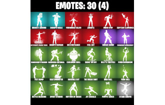 UNIQUE - Bring it around, Snoop's Walk [30 Skins, 300 Vbucks, 38 Axes, 30 Emotes, 26 Gliders and MORE!]