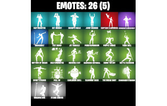 UNIQUE - Santa Dogg, 1-Ball [19 Skins, 1050 Vbucks, 31 Axes, 26 Emotes, 24 Gliders and MORE!]