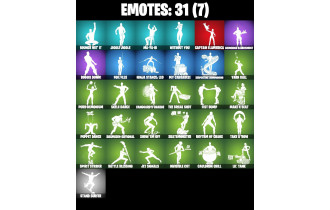 UNIQUE - Jade, 1-Ball [20 Skins, 42 Axes, 31 Emotes, 30 Gliders and MORE!]