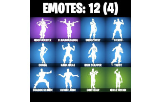 UNIQUE - Prodigy, Luxe [17 Skins, 50 Vbucks, 7 Axes, 12 Emotes, 9 Gliders and MORE!]