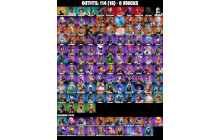 UNIQUE - Spidergwen (Stacy) , A Goat [114 Skins, 116 Axes, 94 Emotes, 107 Gliders and MORE!]