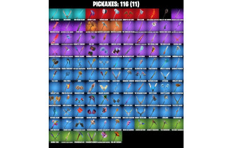 UNIQUE - Spidergwen (Stacy) , A Goat [114 Skins, 116 Axes, 94 Emotes, 107 Gliders and MORE!]
