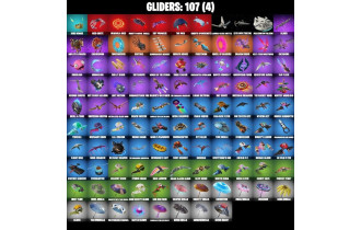 UNIQUE - Spidergwen (Stacy) , A Goat [114 Skins, 116 Axes, 94 Emotes, 107 Gliders and MORE!]