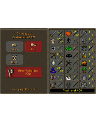 Pure - 1 DEF | Starter | TTL: 400 | CL: 63 | QP: 1 [40 ATT | 90 STR | 80 RAN | 89 Mage + MORE!]