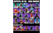 UNIQUE - Raiders Revenge  [20 Skins, 1650 Vbucks, 29 Axes, 26 Emotes, 29 Gliders and MORE!]