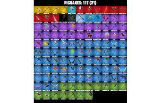 UNIQUE - Black Knight , Travis Scott  [158 Skins, 350 Vbucks, 117 Axes, 157 Emotes,120 Gliders and MORE!]