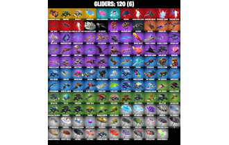 UNIQUE - Black Knight , Travis Scott  [158 Skins, 350 Vbucks, 117 Axes, 157 Emotes,120 Gliders and MORE!]