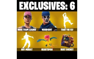 UNIQUE - OG STW [14 Skins, 600 Vbucks, 28 Axes, 22 Emotes, 28 Gliders and MORE!]