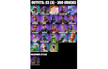UNIQUE - Peter Griffin [23 Skins, 300 Vbucks, 32 Axes, 26 Emotes, 38 Gliders and MORE!]