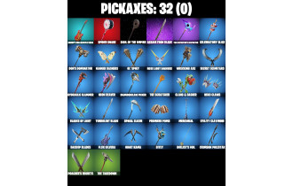UNIQUE - Peter Griffin [23 Skins, 300 Vbucks, 32 Axes, 26 Emotes, 38 Gliders and MORE!]