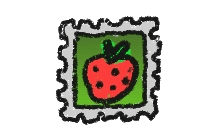 Strawberry Field Stamp [Bee Swarm Simulator]