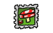 Mushroom Field Stamp [Bee Swarm Simulator]
