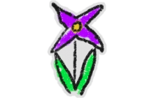 Purple 4-Point Flower [Bee Swarm Simulator]