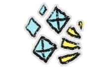 Left Shining Diamond Fleuron [Bee Swarm Simulator]