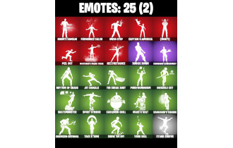 UNIQUE - Meowdas, Nyanja [25 Skins, 650 Vbucks, 29 Axes, 25 Emotes, 27 Gliders and MORE!]