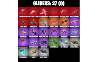 UNIQUE - Meowdas, Nyanja [25 Skins, 650 Vbucks, 29 Axes, 25 Emotes, 27 Gliders and MORE!]