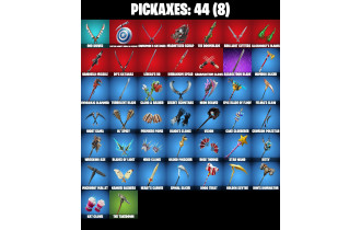 UNIQUE - War Machine,  Captain Jones [37 Skins, 1400 Vbucks, 44 Axes, 39 Emotes, 35 Gliders and MORE!]