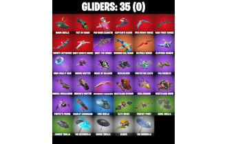 UNIQUE - War Machine,  Captain Jones [37 Skins, 1400 Vbucks, 44 Axes, 39 Emotes, 35 Gliders and MORE!]