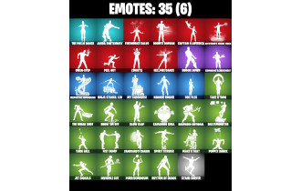 UNIQUE - Joltara, Manic [33 Skins, 1850 Vbucks, 44 Axes, 35 Emotes, 42 Gliders and MORE!]