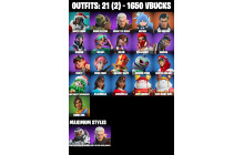 UNIQUE - Blizzabelle, Krisabelle  [21 Skins, 1650 Vbucks, 36 Axes, 32 Emotes, 36 Gliders and MORE!]