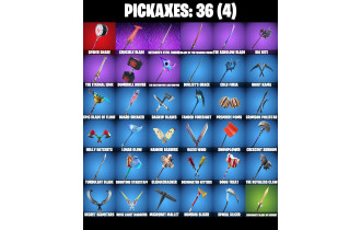 UNIQUE - Blizzabelle, Krisabelle  [21 Skins, 1650 Vbucks, 36 Axes, 32 Emotes, 36 Gliders and MORE!]