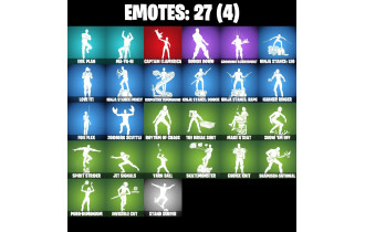 UNIQUE - Evil Plan, Ma-Ya-Hi [20 Skins, 350 Vbucks, 35 Axes, 27 Emotes, 35 Gliders and MORE!]