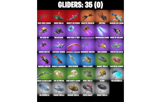 UNIQUE - Evil Plan, Ma-Ya-Hi [20 Skins, 350 Vbucks, 35 Axes, 27 Emotes, 35 Gliders and MORE!]