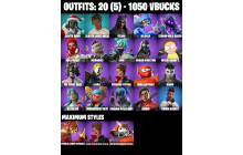 UNIQUE - Crowning Achievement, Get Schwifty [20 Skins, 1050 Vbucks, 27 Axes, 21 Emotes, 23 Gliders and MORE!]