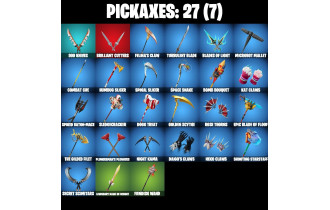 UNIQUE - Crowning Achievement, Get Schwifty [20 Skins, 1050 Vbucks, 27 Axes, 21 Emotes, 23 Gliders and MORE!]
