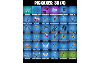 UNIQUE - Poseidon, Zeus [33 Skins, 300 Vbucks, 36 Axes, 27 Emotes, 40 Gliders and MORE!]