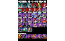 UNIQUE - The Viper, The Squabble [33 Skins, 50 Vbucks, 39 Axes, 39 Emotes, 41 Gliders and MORE!]