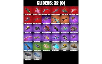 UNIQUE - War Machine,  Shuri  [27 Skins, 550 Vbucks, 31 Axes, 28 Emotes, 32 Gliders and MORE!]