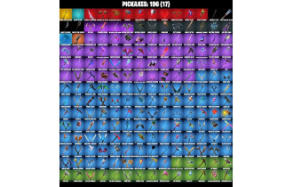 UNIQUE - OG STW  [236 Skins, 800 Vbucks, 196 Axes, 173 Emotes, 172 Gliders and MORE!]