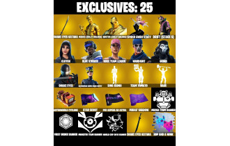 UNIQUE - OG STW  [236 Skins, 800 Vbucks, 196 Axes, 173 Emotes, 172 Gliders and MORE!]